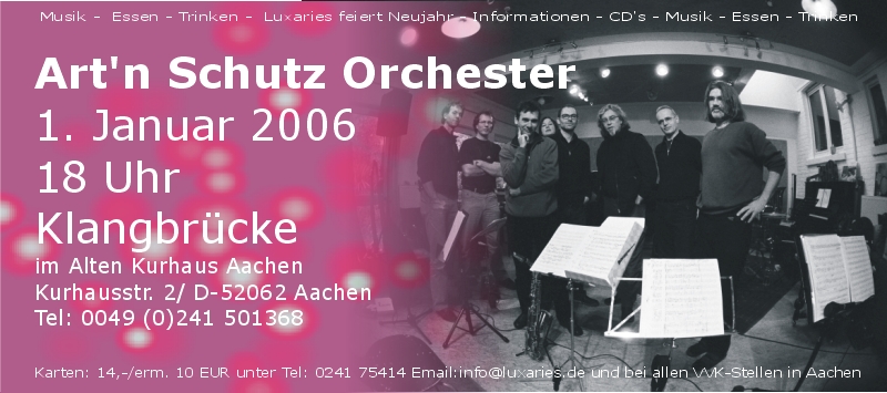 Flyer Artn Schutz Orchester 2006